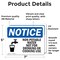 Signmission Non-Potable Water Not For Drinking Cooking, 7 in W x Rectangle, Vinyl Decal OS-2PACK-NS-D-57-L-16242 - alternate 2